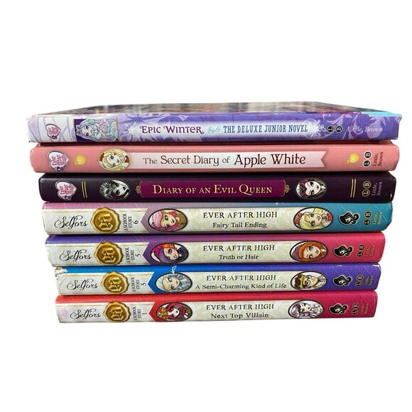 Lot Of 6 Ever After High Hardcover Books By Shannon Hale Fairytales YA Fiction - Picture 1 of 3